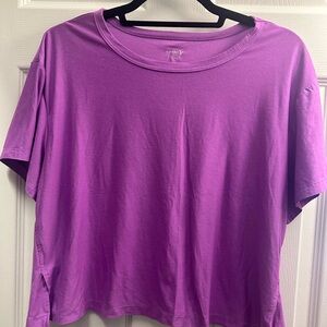 Old Navy Women's Vibrant Purple Short Sleeve Tee